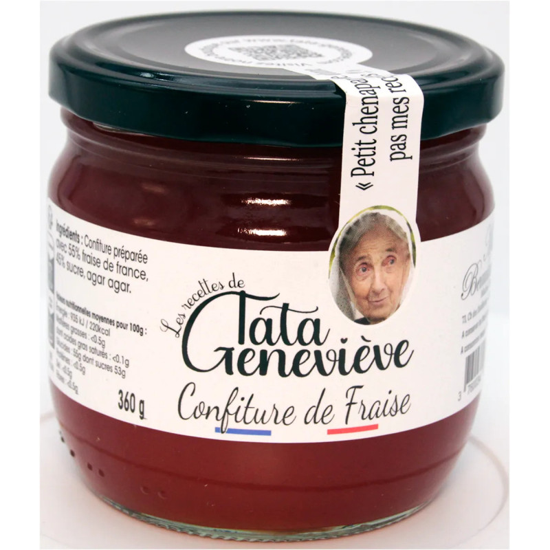Confiture de fraise artisanale française | Tata Geneviève
