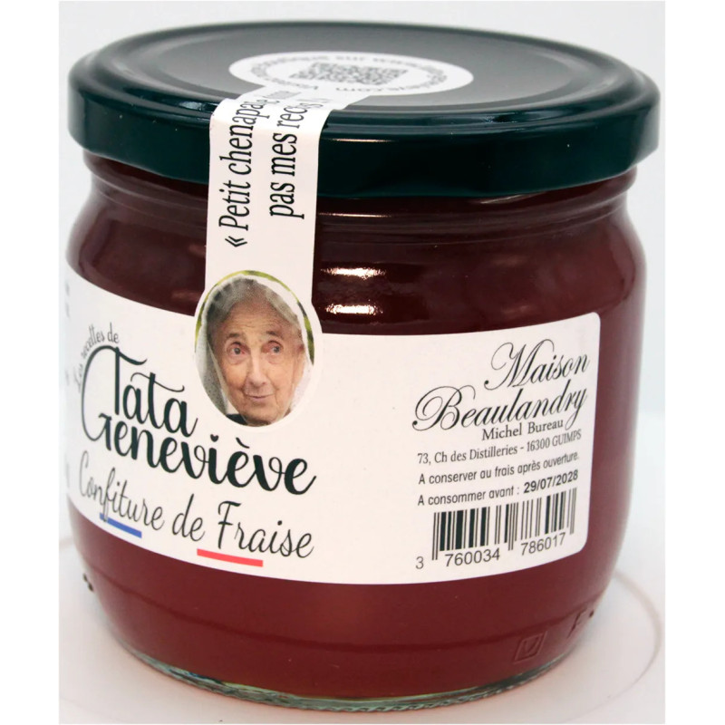 Confiture de fraise artisanale française | Tata Geneviève