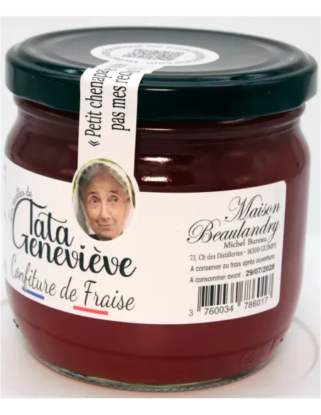 Confiture de fraise artisanale française | Tata Geneviève