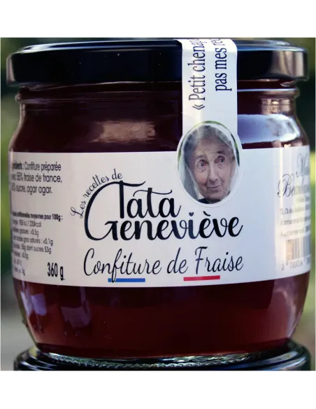 Confiture de fraise artisanale française | Tata Geneviève