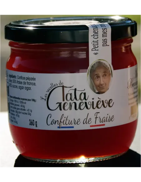 Confiture de fraise artisanale française | Tata Geneviève