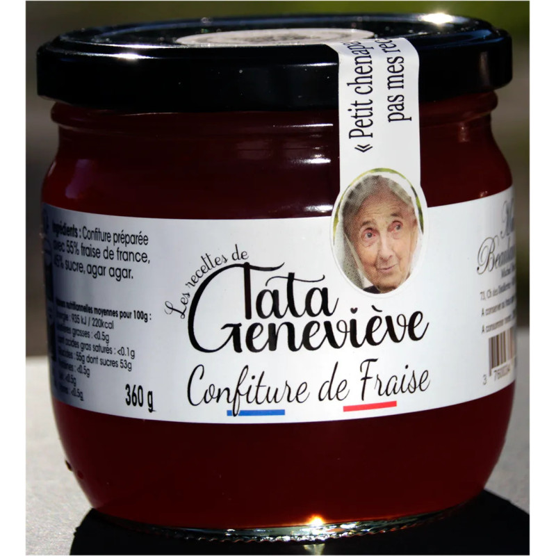 Confiture de fraise artisanale française | Tata Geneviève