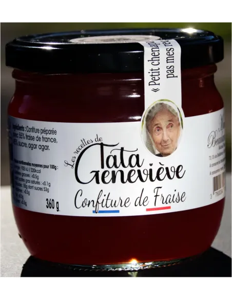 Confiture de fraise artisanale française | Tata Geneviève