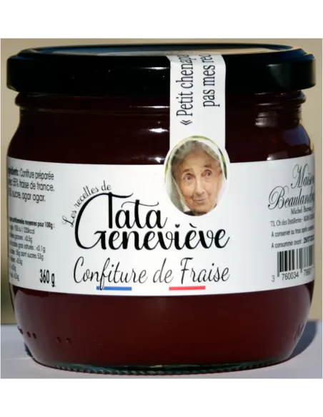 Confiture de fraise artisanale française | Tata Geneviève