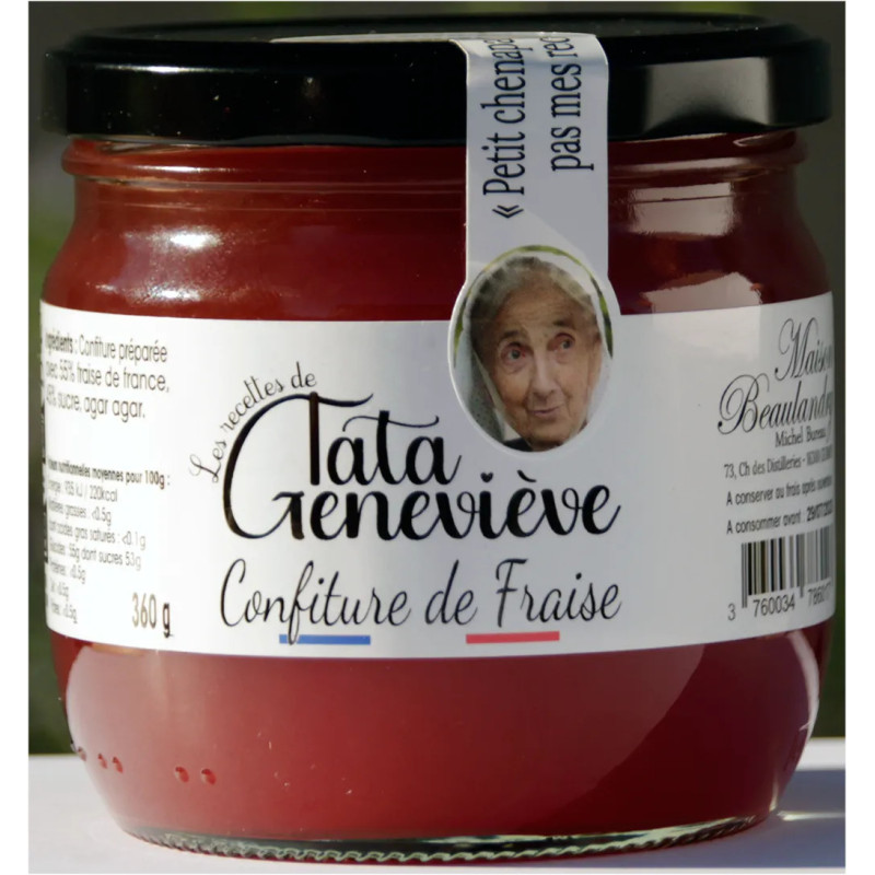 Confiture de fraise artisanale française | Tata Geneviève