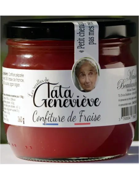Confiture de fraise artisanale française | Tata Geneviève