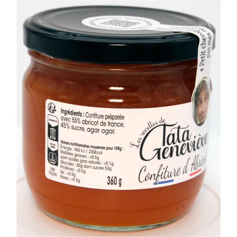 Confiture d’abricot artisanale | Tata Geneviève