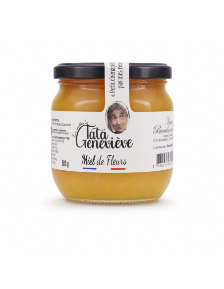 Miel de Fleurs Artisanal 500g - Récolté en Charentes - Tata Geneviève