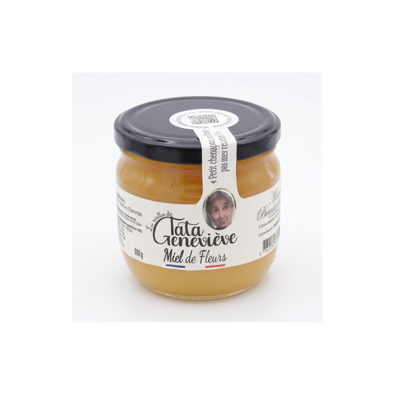 Miel de Fleurs Artisanal 500g - Récolté en Charentes - Tata Geneviève