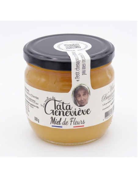 Miel de Fleurs Artisanal 500g - Récolté en Charentes - Tata Geneviève